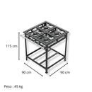 Fogão Industrial Alta Pressão Epoxi Fast Gourmet