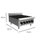 Fogão Industrial 4 Bocas a Gás Linha Prime Venâncio