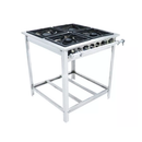 Fogão Extra Inox 4 Bocas 30x30 Baixa Pressão GLP Venâncio