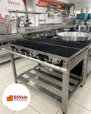 Fogão 6 Bocas - Grelha Francesa