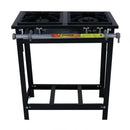 Fogão A Gás Industrial Extra 2 Queimadores 1 Duplo Com Pé - Venâncio