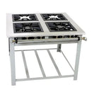 Fogão Industrial Maxi Inox 04 Bocas 40x40 - Venâncio