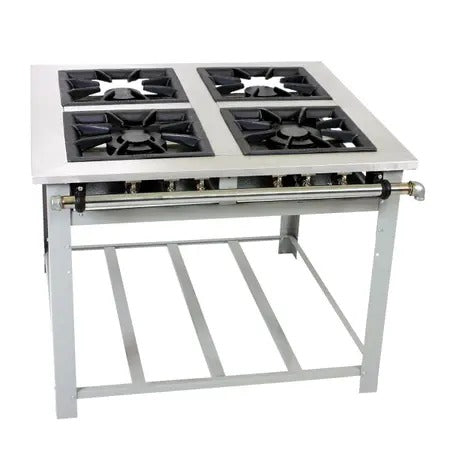 Fogão Industrial Maxi Inox 04 Bocas 40x40 - Venâncio