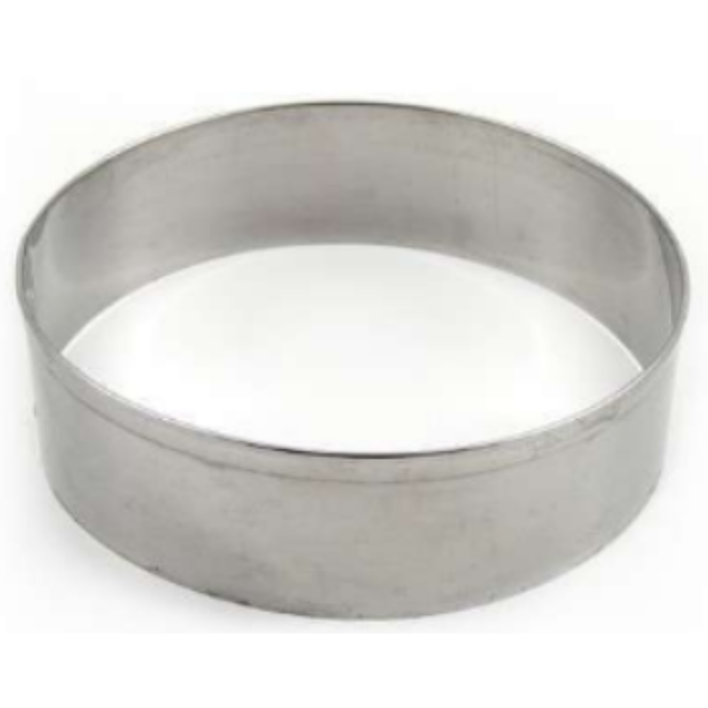 Aro Cortador Redondo de Hambúrguer 10x3 cm em Inox Profissional