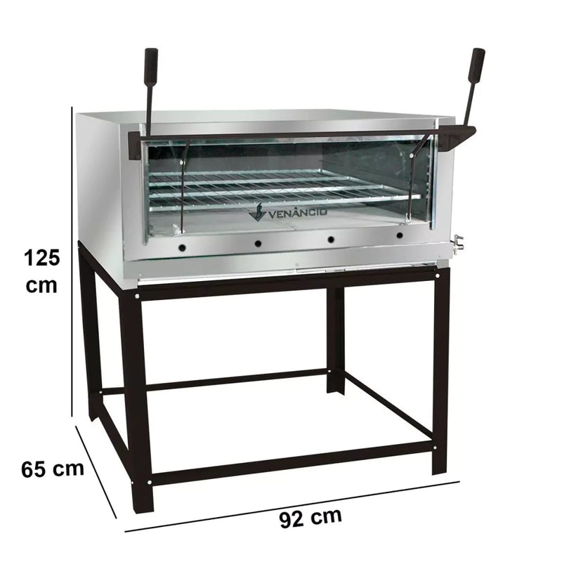 Forno Roma Inox a Gás FIRI90 - Venâncio