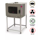 Forno Turbo Pintado A Gás Com 5 Esteiras Progás