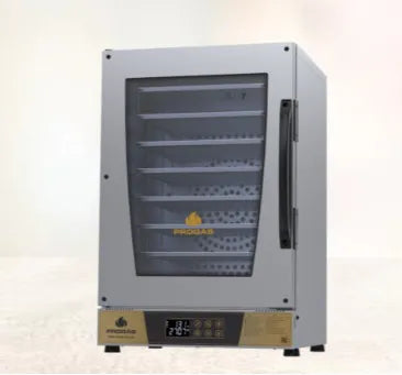 Forno Turbo Elétrico À Vapor 8 Esteiras Dourado 220V - Progás