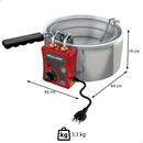 Tacho de Fritura Elétrico 5 Litros Metalcubas