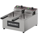 Fritador Elétrico 2 Cubas de 3 Litros 220V Metalcubas