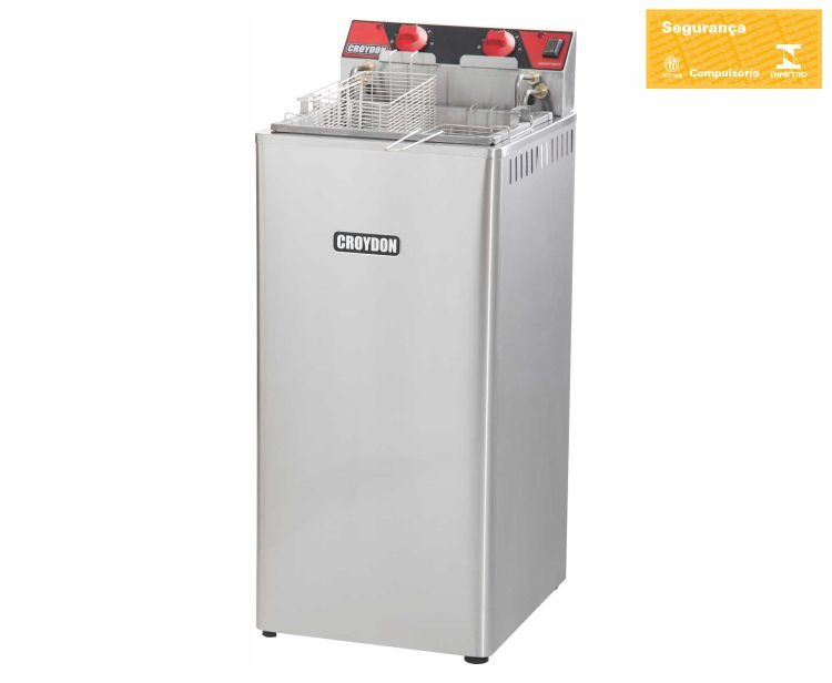 Fritador Elétrico Zona Fria 8000W 15 Litros 220V - Croydon