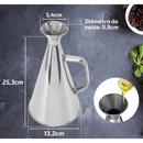 Galheteiro com Bico em Aço Inox 500ml Weck Up