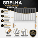 Grelha de Inox Argentina Aramada 55x40 Jota's Grill