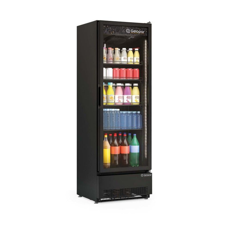 Refrigerador Vertical Visa Cooler Geladeira Expositora 445 Litros Preto - Gelopar