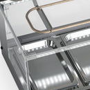 Vitrine Refrigerada de bancada para Sushi ou Doces 2m - Gelopar