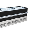 Ilha De Congelados Polar Dupla Ação Vidro Reto Light 3 metros 220v