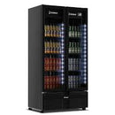 Expositor para Cerveja Porta de Vidro CCV480 810L Full Black - IMBERA
