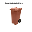 Contêiner Plástico 240L com Rodas - JSN