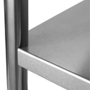 Mesa AI430 400x800x900mm com Prateleira Lisa Inferior Promaq