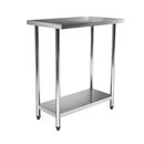 Mesa AI430 400x800x900mm com Prateleira Lisa Inferior Promaq