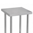 Mesa Inox AI430 400x400x900mm com Prateleira inferior Lisa Promaq