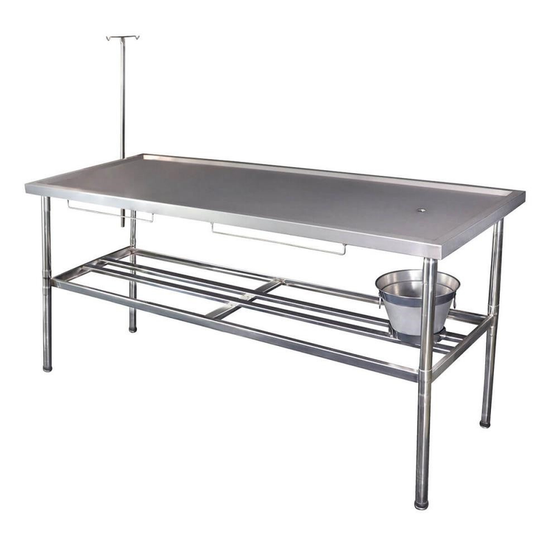 Mesa Pet 190x70cm Com Grade Inox Desmontável Imeca Para Veterinário