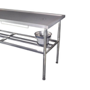 Mesa Pet 190x70cm Com Grade Inox Desmontável Imeca Para Veterinário