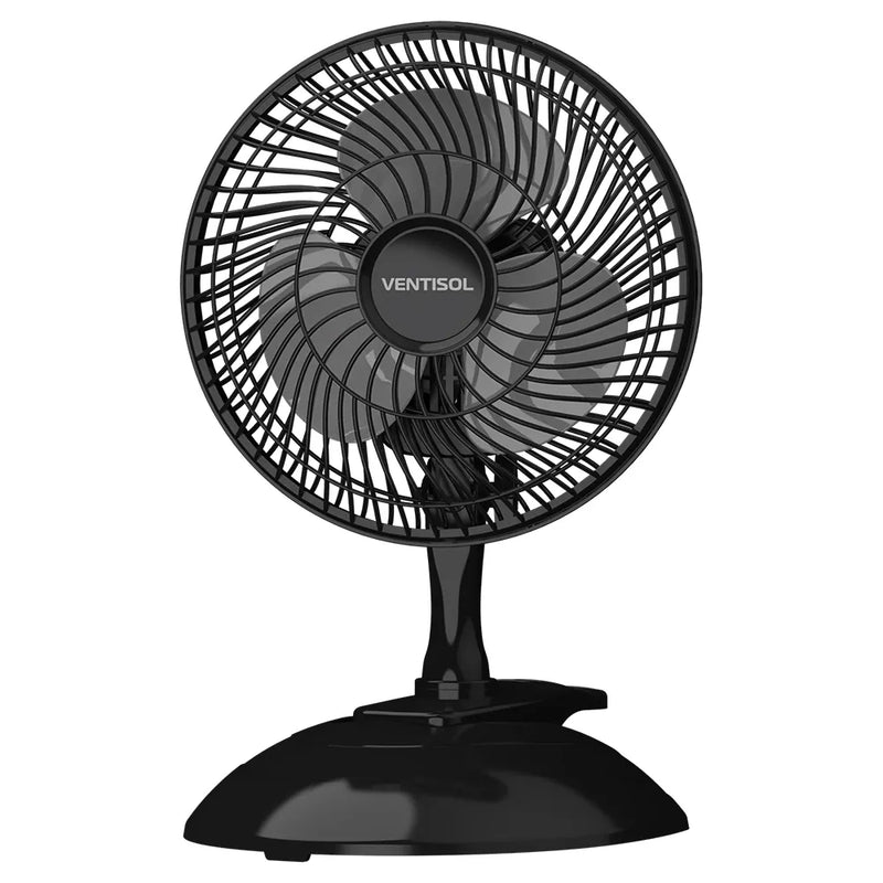 Micro Ventilador 20 cm Black - Ventisol