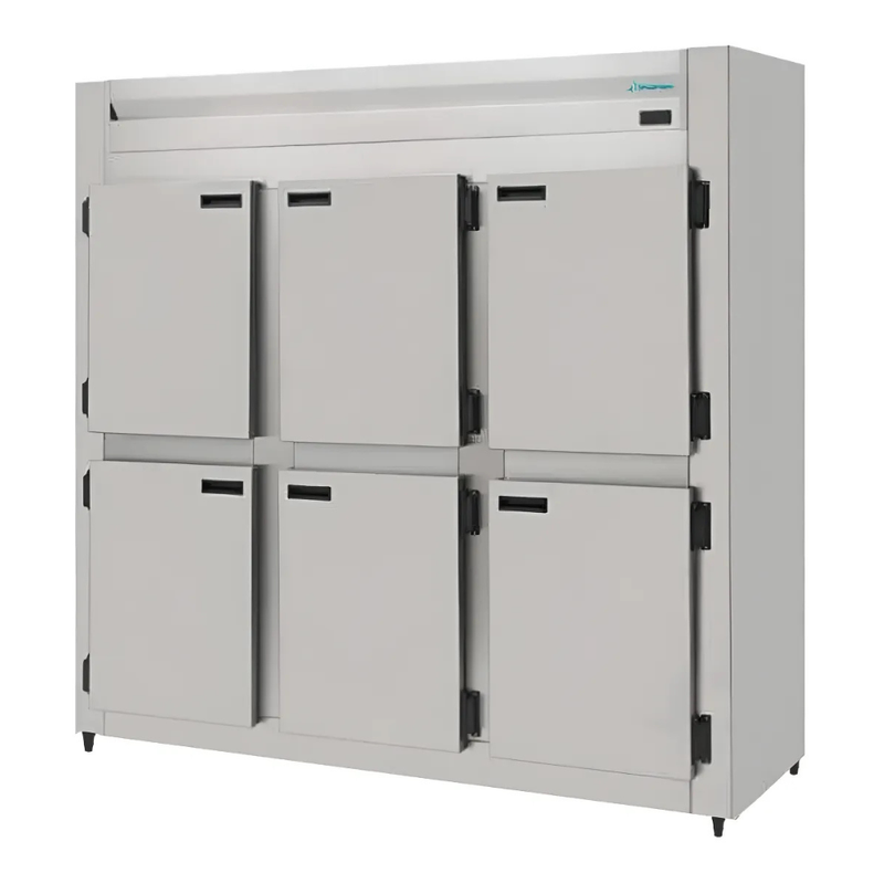 Mini Câmara Refrigerada 6 Portas Externo Inox e Interno Galvanizado Kofisa
