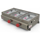 Molheira de Mesa 03 cubas a gás - Progás