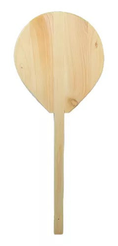 Pá De Pizza De Madeira 36cm Cabo curto 40cm - Jota's Grill