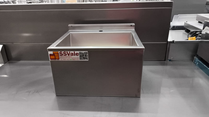 Pia de Assepsia Inox 37x29x22 Sem Acionador - Fritomaq