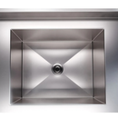 Pia Inox 304 180x70x85cm com Cuba Central 50X40cm com Prateleira Inferior Lisa Promaq