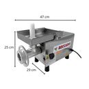Picador de Carne Maltbec Inox Boca 8 Beccaro