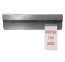 Porta Comanda Inox 50cm