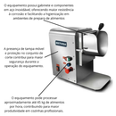 Ralador e Desfiador de Alimentos - Metvisa