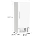 Refrigerador Conservador Vertical Dupla Ação 600L Branco Conservex