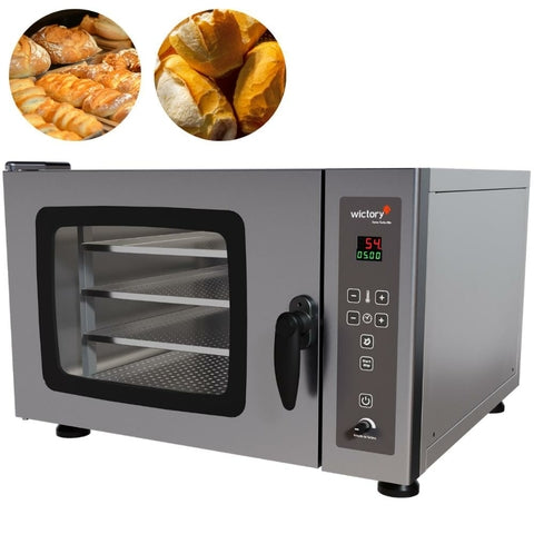 Forno de Convecção com vapor Turbo 60x40 com 4 assadeiras - Wictory
