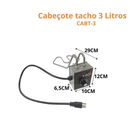 Tacho Esmaltado 3 Litros Fritador Elétrico Stevan Metal
