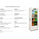 Visa Cooler Refrigerado Vertical 400 Litros Conservex