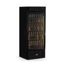 Visa Cooler Cervejeira 600 Litros Preta com Vidro Conservex