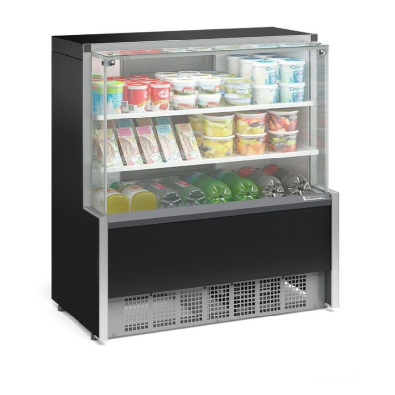 Vitrine Refrigerada 1,10m 2 placas frias Gelopar