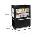 Balcão Caixa Seco Black Box 80cm Conservex