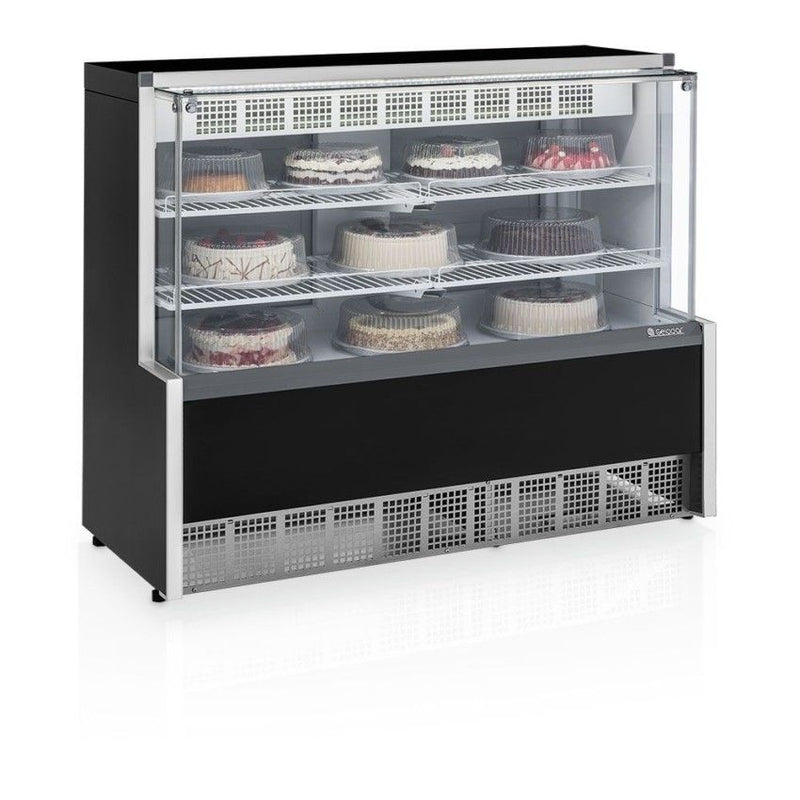 Vitrine Refrigerada Confeitaria Dupla Ação 1,40m - Gelopar